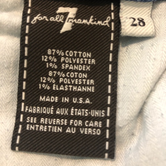 🔴 7 for all Mankind Jeans A pocket - Picture 4 of 8